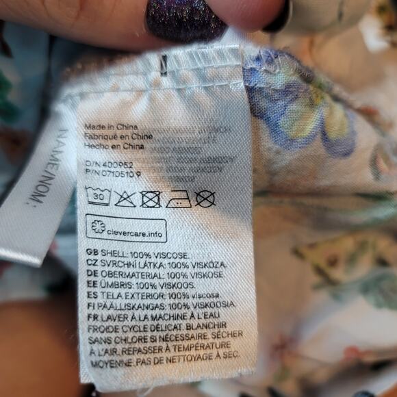 Nathalie Lete H&M- Girl's Floral bird dress- size 8/9 - Picture 6 of 6